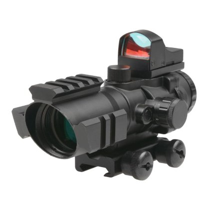 Optika 4x32 RHINO E s podsvětleným křížem s kolimátorem MICRO - Theta Optics