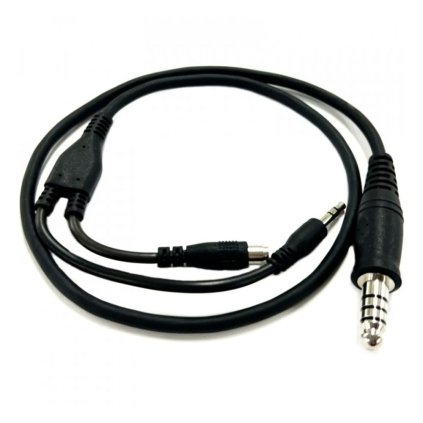Y-shaped cable adapter for connecting the microphone and EARMOR M31 headphones - EARMOR