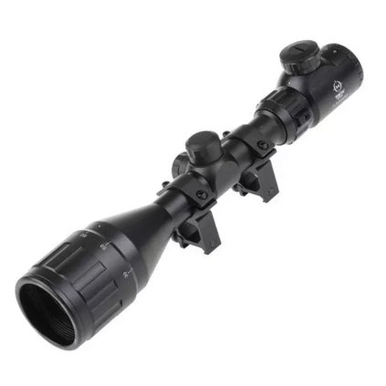 Optika 3-9X50 AOEG s podsvětleným křížem (zelená, červená) - Theta Optics