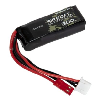 Li-Po Gens ace 35C 300mAh 2S1P 7.4V baterie pro HPA - JST-SYP