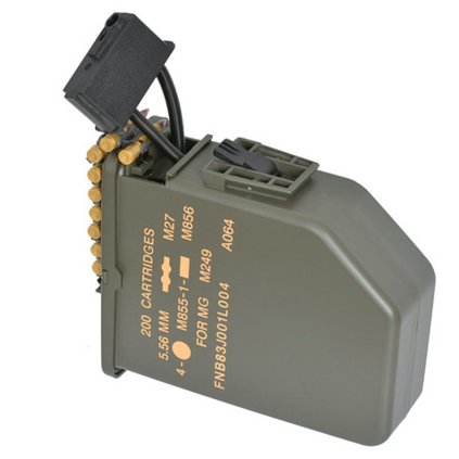magazynki asg magazynki bebnowe elektryczne elektryczny magazynek pudelkowy 6000 kulek m249 olive battleaxe 3219947(1 1)