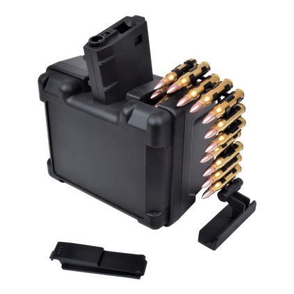 golden eagle electric auto winding magazine 2600 rounds for lmg m 601 (1)