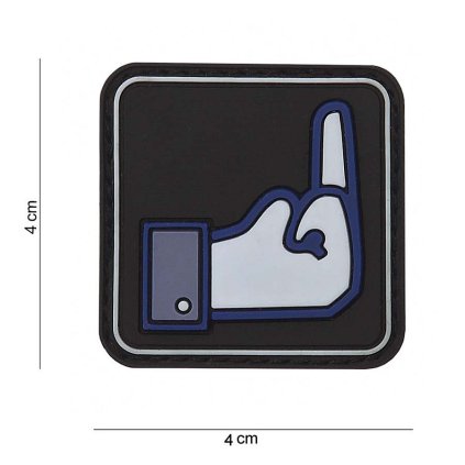 Nášivka na suchý zip Fuck FB (plast 3D) -  (101 INC)