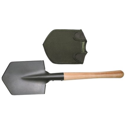 MFH 27025 polní lopata s pouzdrem, dřevěná rukojeť