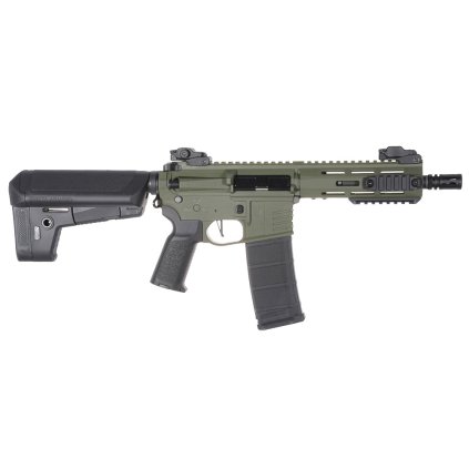Airsoftová zbraň Delta Armory M4 AR15 M-LOK 6,5" Charlie DA-C14-OLV Oliva