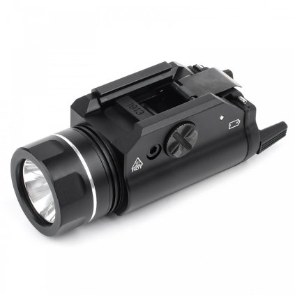 wadsn tactical pistol led flashlight black wd4102 b