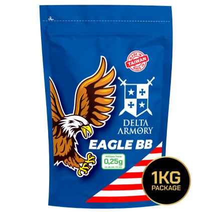 Airsoft kuličky Nasvětlovací BB Delta Armory EAGLE 0,25g 4000ks Tracer green