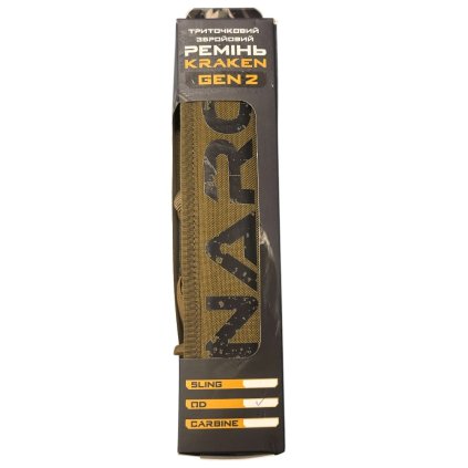 Tříbodový popruh Kraken Gen.II QD Ragnarok (Barva Coyote)