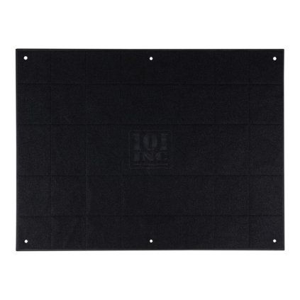 Foldable board with hook-and-loop surface  - patch panel  101 INC -  Black