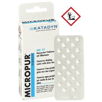 Micropur Classic tablets for safe drinking water preservation - Katadyn