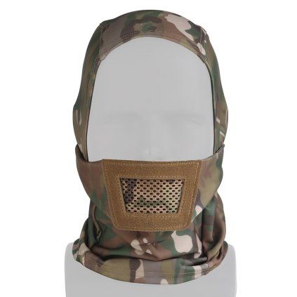 Airsoft balaclava with mesh -  Knight Delta Armory Multicamo