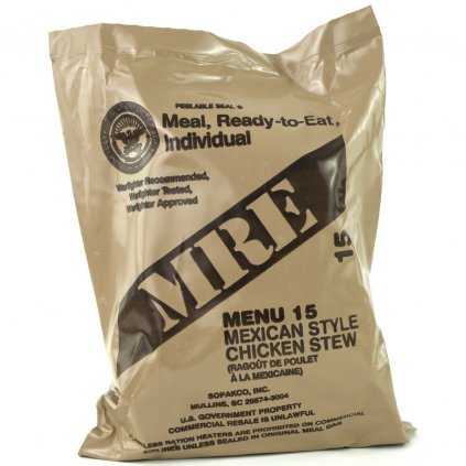 MRE Menu 15 MEXICAN STYLE CHICKEN STEW