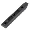 RIS rail KeyMod/MLOK 115mm (black) - 5PCS