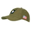 Fostex Čepice Baseball cap 101st Airborne, Olivová