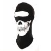 Fostex Balaclava with skull, one hole, black