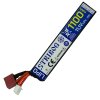 Airsoftová baterie pro STRIBOG LiPo 11,1V 1100mAh 20C krátký kabel T-Plug Delta Armory