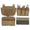 Delta Armory DOPE přední panel, M4 mag panel, pro nosič plátů, chest rig Coyote Brown