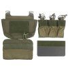 Delta Armory DOPE přední panel, M4 mag panel, pro nosič plátů, chest rig Ranger Green