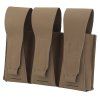 Front panel for 3 magazines for use on tactical vests and plate carriers, Coyote Brown