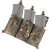 Front panel for  3 magazines  for use on tactical vests and plate carriers, Multicamo