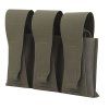 Front panel for 3 magazines for use on tactical vests and plate carriers, Ranger Green