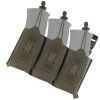 Front panel for 3 magazines for use on tactical vests and plate carriers, Ranger Green