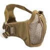 Mesh Mask with cheek pads (lower half, coyote) - Strike Systems