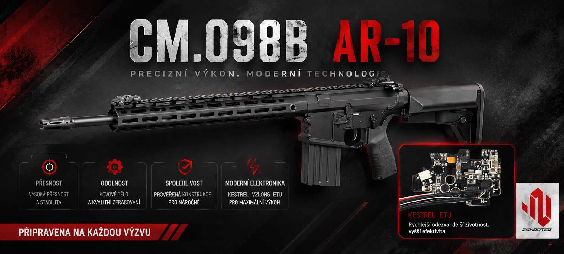 Airsoft Morava slevy airsoftových zbraní střeliva plynu a doplňků pro airsoft jaro 2026