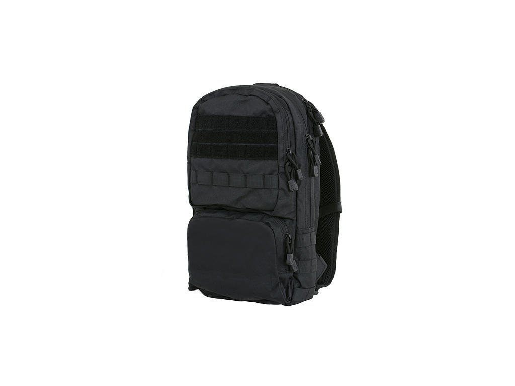 Airsoft taktický batoh 10l od 8FIELDS - černý. Z polyesteru 1000D, voděodolný. Na AirsoftMorava.