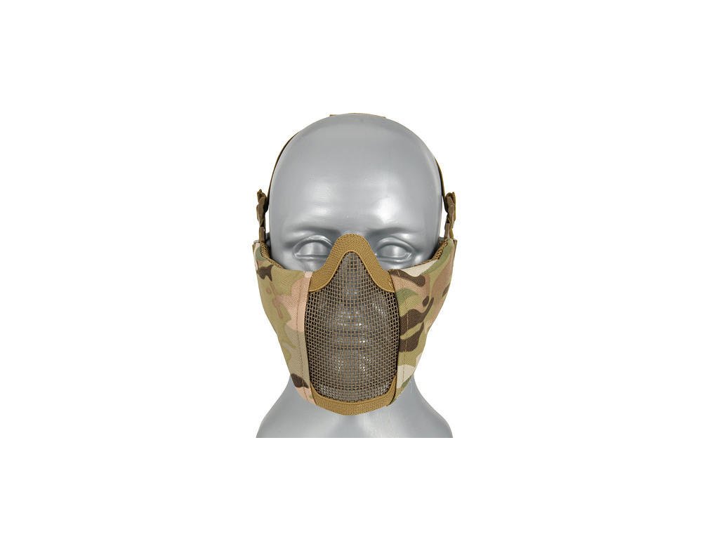 Airsoft ocelová maska v.2 od WOSPORT - Multicam. Elastická a pohodlná. Na AirsoftMorava.
