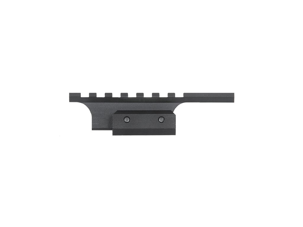 Airsoft prodloužená montážní RIS lišta pro AKS-74U od 5KU - černá. Airsoft zbraně online na AirsoftMorava.