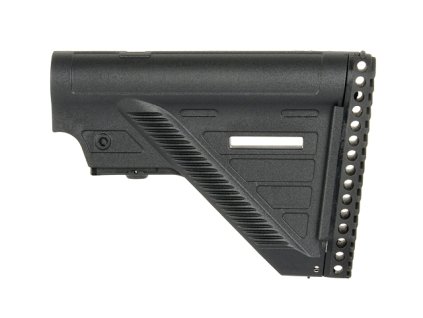 Airsoftová polymerová pažba Slim pro AEG 416/AR15 od D-DAY - černá. Airsoft zbraně online na AirsoftMorava.