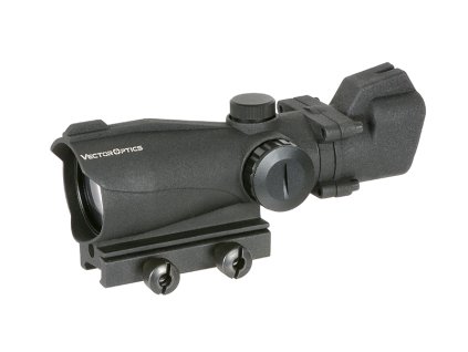Airsoft kolimátor Vector Optics CONDOR, 2x zvětšení, 42mm čočka, červená/zelená tečka. Na AirsoftMorava.