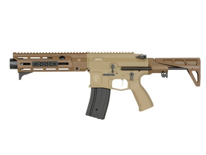 Airsoft PDW AEG M923G DEX556 od Double Eagle (Falcon System, TAN, polymer, M-LOK). Airsoft zbraně online na AirsoftMorava.