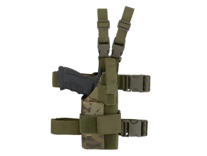 Airsoftové univerzální stehenní pouzdro modulární od 8FIELDS - MT. Z polyesteru 1000D. Na AirsoftMorava.