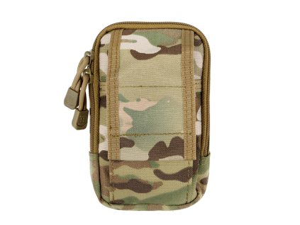 Airsoftová univezrální sumka s místem na telefon od 8FIELDS - Multicam. S MOLLE. Na AirsoftMorava.