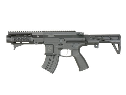 Airsoftová PDW AEG M923A DEK762 od Double Eagle (Falcon System) - černá, nylon/CNC. Airsoft zbraně online na AirsoftMorava.