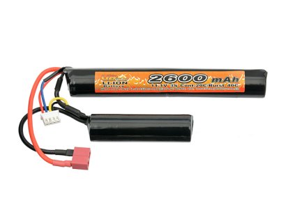 Airsoft Li-ion akumulátor VB Power 2600mAh 11,1V, nunchuck, DeanT konektor. Na AirsoftMorava.