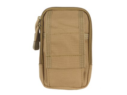 Airsoftová univezrální sumka s místem na telefon od 8FIELDS - Coyote. S MOLLE. Na AirsoftMorava.