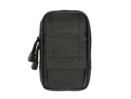 Airsoft univezrální sumka s místem na telefon od 8FIELDS - černá. S MOLLE. Na AirsoftMorava.