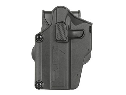 Airsoft nastavitelné pistolové pouzdro pro leváky od AMOMAX. Univerzální pro 80+ modelů. Na AirsoftMorava.
