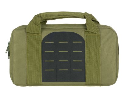 Airsoftový obal na přenášení pistole 35 cm od P&J - Olive. Z nylonu 600D, s MOLLE panelem. Na AirsoftMorava.