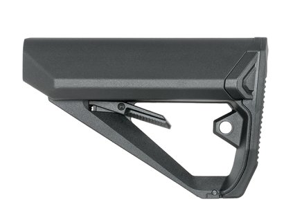 Airsoft posuvná pažba Arcturus WKS-LBC MOD1, černá, lehká polymerová konstrukce. Na AirsoftMorava.