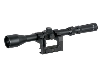 Optika Double Bell 3-7x28 s montáží pro KAR98K, duplex kříž. Na AirsoftMorava.