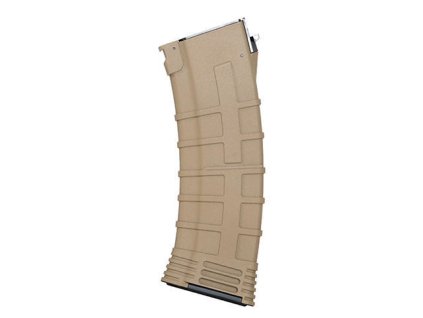 Tlačný zásobník Cyma TAPCO pro AK74, Tan, Mid-Cap, 150BB, polymer. Na AirsoftMorava.