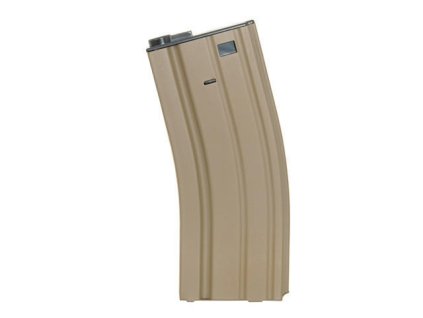 Airsoftový kovový tlačný zásobník Mid-Cap 160BB pro M4/AR-15 - Coyote. Na AirsoftMorava.