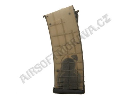 Airsoftový točný zásobník Hi-Cap na 450 kuliček pro zbraně AK. Materiál ABS. Na AirsoftMorava.