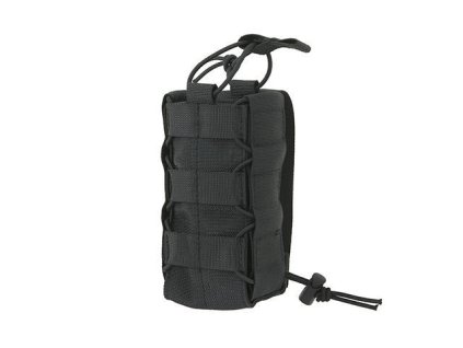Airsoftová víceúčelová sumka od 8FIELDS - černá. Na zásobníky, láhev nebo rádio. Na AirsoftMorava.