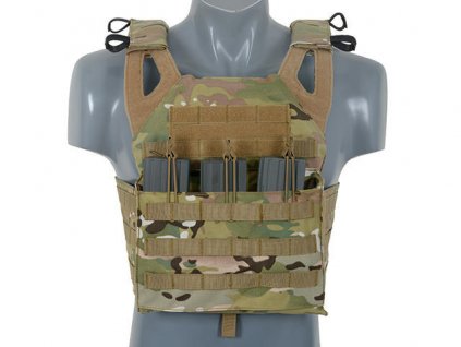 Airsoftová vesta Jump Plate Carrier Cummerbund od 8FIELDS - Multicam. S atrapami plátů. Na AirsoftMorava.
