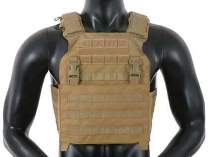 Airsoftová vesta Buckle Up Assault Cummerbund od 8FIELDS - Coyote. S MOLLE a suchými zipy. Na AirsoftMorava.